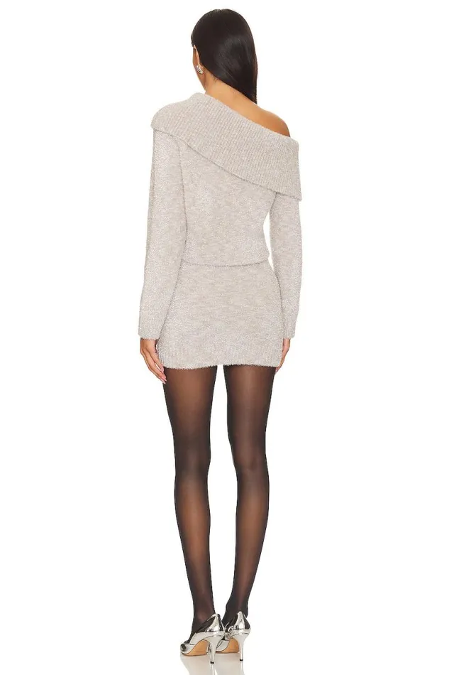 X Rachel Baylee Tinsel Dress Silver Women Lovers and Friends Dresses