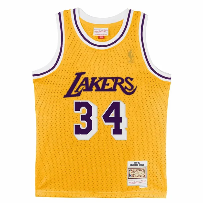 Youth Big Kids Mitchell and Ness Swingman Shaquille O039Neal Los Angeles Lakers Home 199697 Jersey Youth Big Kids Mitchell and Ness Swingman Shaquille O039Neal Los Angeles Lakers Home 199697 Jersey