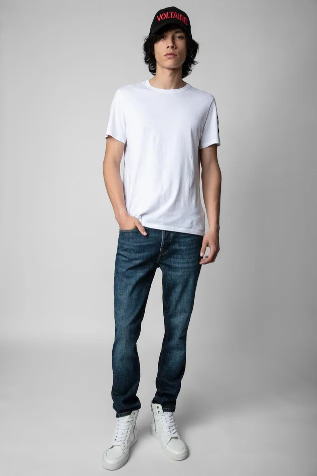 Zadig and Voltaire All Men TOMMY ARROW TEE WHITE 8211 Men