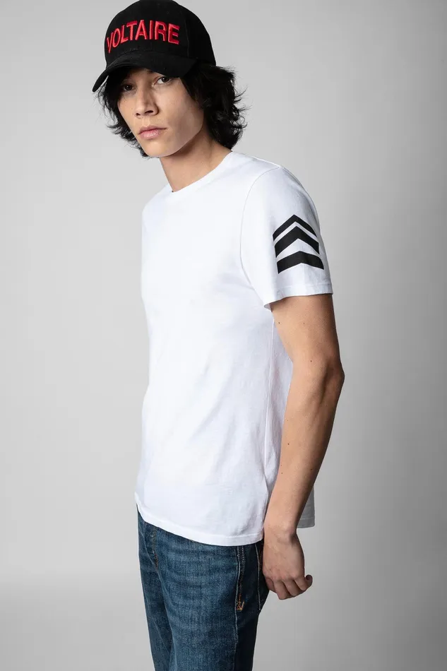 Zadig and Voltaire All Men TOMMY ARROW TEE WHITE 8211 Men Zadig and Voltaire All Men TOMMY ARROW TEE WHITE 8211 Men