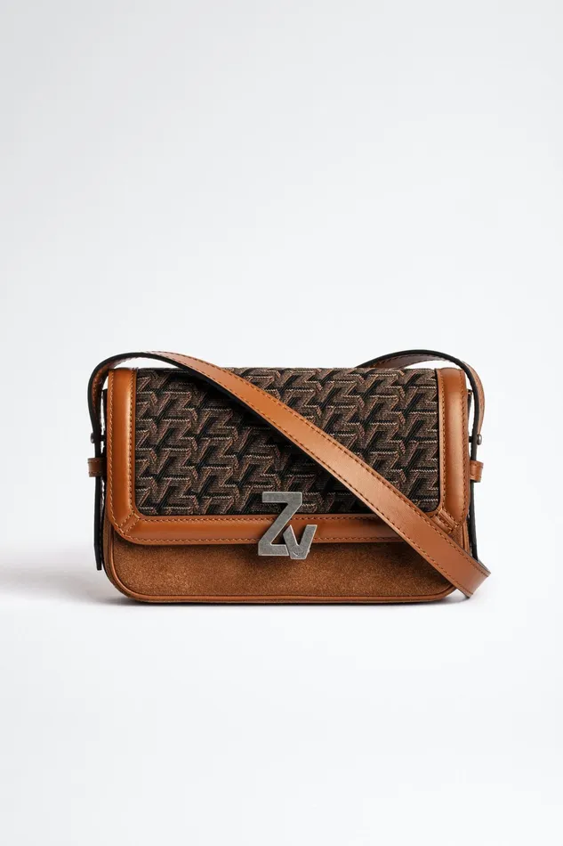 Zadig and Voltaire Bags ZV LE MINI MONOGRAM BAG COGNAC 8211 WomenMen