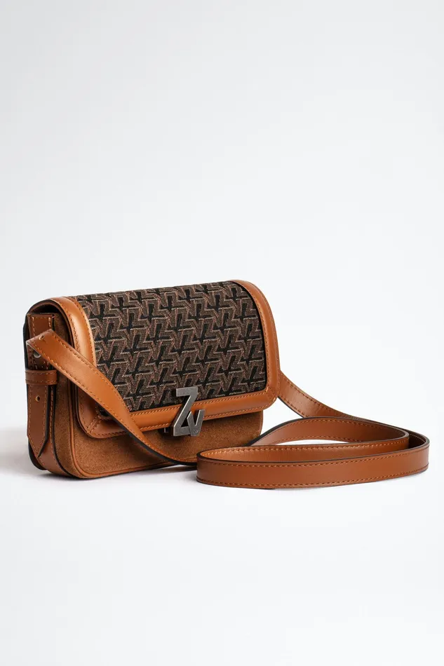 Zadig and Voltaire Bags ZV LE MINI MONOGRAM BAG COGNAC 8211 WomenMen Zadig and Voltaire Bags ZV LE MINI MONOGRAM BAG COGNAC 8211 WomenMen