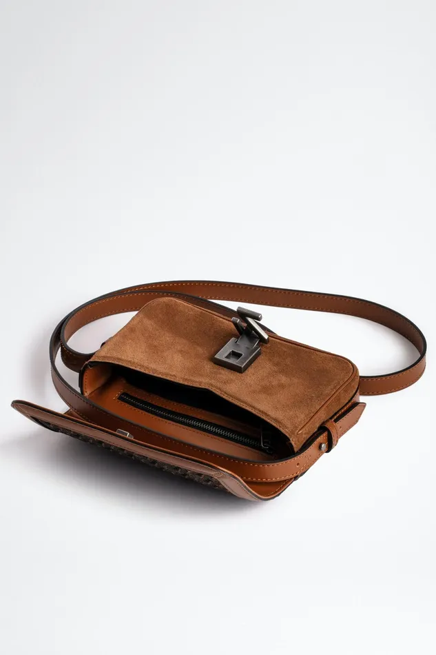 Zadig and Voltaire Bags ZV LE MINI MONOGRAM BAG COGNAC 8211 WomenMen Zadig and Voltaire Bags ZV LE MINI MONOGRAM BAG COGNAC 8211 WomenMen