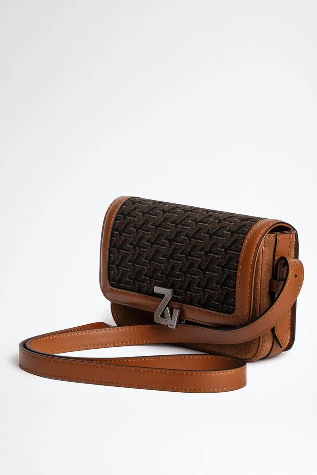Zadig and Voltaire Bags ZV LE MINI MONOGRAM BAG COGNAC 8211 WomenMen Zadig and Voltaire Bags ZV LE MINI MONOGRAM BAG COGNAC 8211 WomenMen