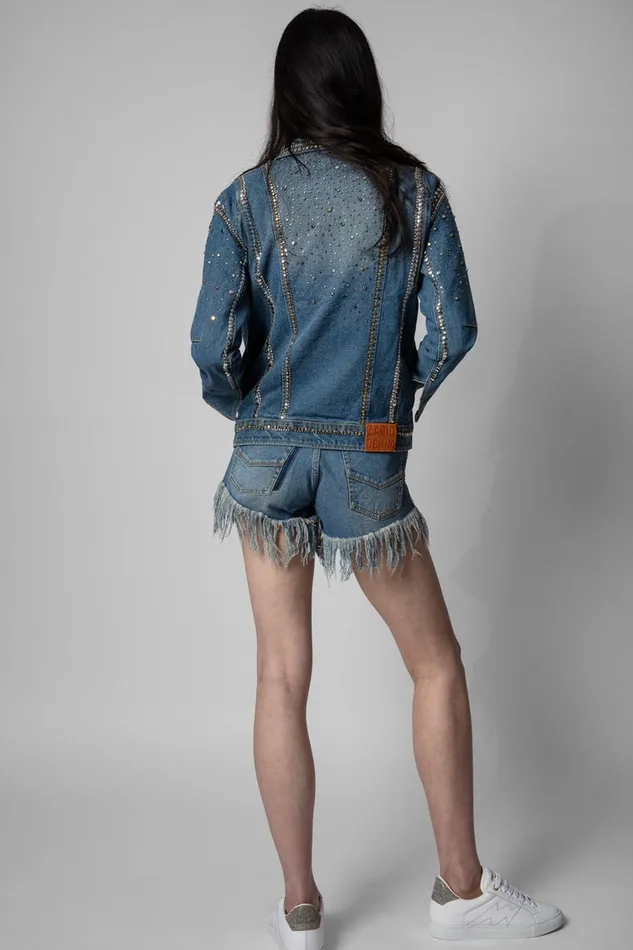 Zadig and Voltaire Denim KILLER STUDS DENIM LIGHT BLUE 8211 Women Zadig and Voltaire Denim KILLER STUDS DENIM LIGHT BLUE 8211 Women